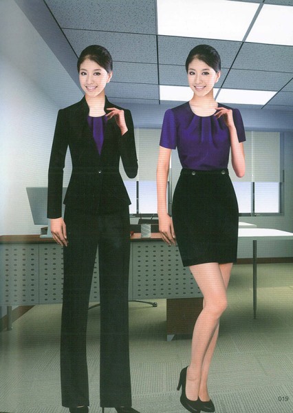 新款女式职业西服款式定做厂家